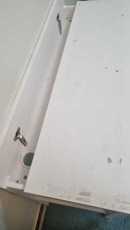 Riyadh, Furniture, SAR 220,  Ikea Desk HEMNES And Cabinets..
