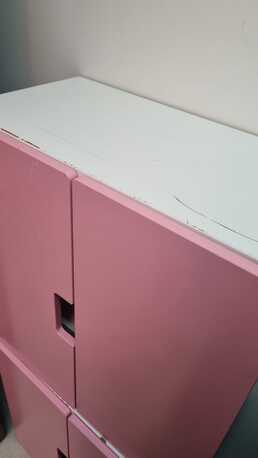 Riyadh, Furniture, SAR 220,  Ikea Desk HEMNES And Cabinets..