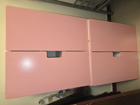 Riyadh, Furniture, SAR 220,  Ikea Desk HEMNES And Cabinets..