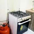 SAR 330,  Gas Stove 4 Burners + Oven + Cylinder