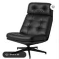 SAR 1300,  Leather Black Sofa Never Used