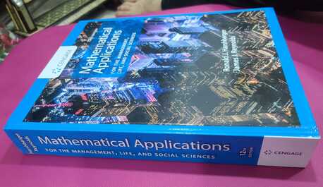 Riffa, Books, BHD 27,  CENGAGE Book  MATHEMATICAL APPLICATIONS, 12th Edition