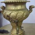 BHD 125,  Vintage Gold Plated Royal Tea Dispenser