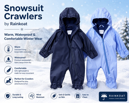 Brisbane, Clothing & Accessories, Snowsuit Crawlers By Rainkoat &ndash; Warm, Waterproof & Comfortable Winter Wear