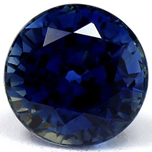 New York, Jewelry, USD 820,  0.81 Cts. Intense Blue Natural Sapphire Round, AAAA Quality