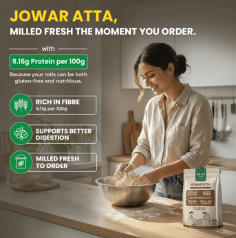 Mumbai, Food, INR 119,  Jowar Atta (Jowar Flour) - 10on10foods