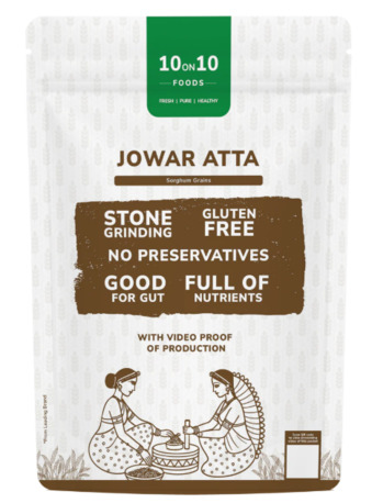 Mumbai, Food, INR 119,  Jowar Atta (Jowar Flour) - 10on10foods