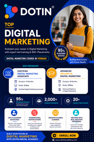 Kerala, Education, Digital Marketing Course In Ponnani
