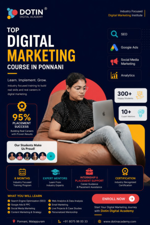 Kerala, Education, Digital Marketing Course In Ponnani