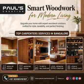 Bangalore, Interior Design, Top Carpenters Services In Bangalore