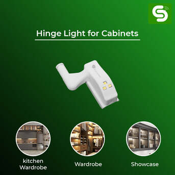 Noida, Electronics, INR 179,  Hinge Lights For Cabinets & Wardrobe &ndash; Single Door, Double Door, PIR & IR | Esysense India