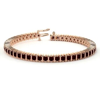 New York, Jewelry, USD 3095,  Buy Ruby Tennis Bracelet With Round Rubies Online