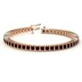 USD 3095,  Buy Ruby Tennis Bracelet With Round Rubies Online