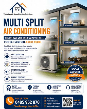 Melbourne, Air Conditioners, AUD 999,  Multi Split Air Conditioning &ndash; Comfort In Every Room!