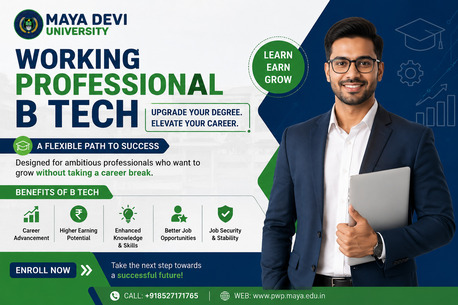 Noida, Education, B Tech For Working Professionals At Maya Devi University