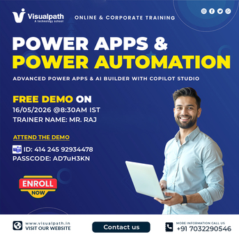 Hyderabad, Education, Power Apps & Power Automate Free Demo Online