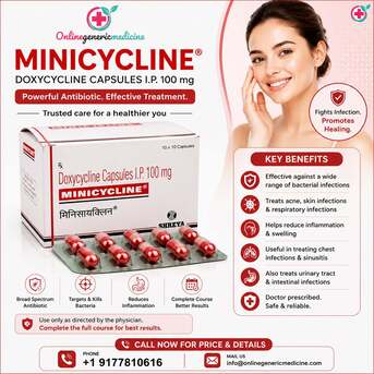 New York, Health, Minicycline (Doxycycline) | Oral Antibiotic For Bacterial Infection Care