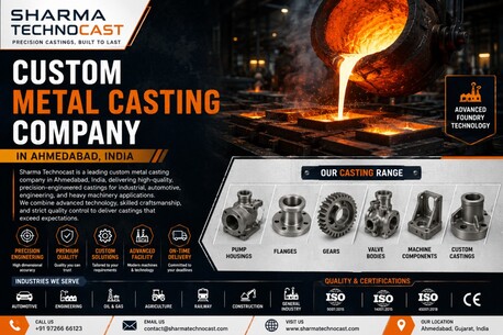 Ahmedabad, Business, Custom Metal Casting Company In Ahmedabad, India | Sharma Technocast