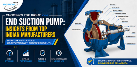 New Delhi, Industrial Machinery, INR 37000,  Choosing The Right End Suction Pump: Insights From Top Indian Manufacturers