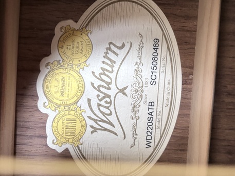 Isa Town, Musical Instruments, BHD 100,  For Sale: Premium Washburn WD220S Heritage Series