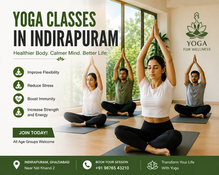 Ghaziabad, Medical, Join Professional Yoga Classes In Indirapuram