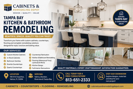 Tampa Bay, Construction, Tampa Bay Kitchen & Bathroom Remodeling