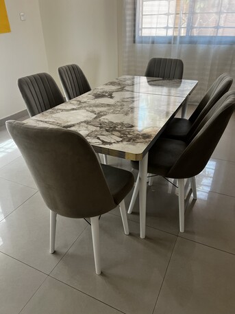 Olaya, Furniture, SAR 1400,  Dinner Table And No. 6 Chairs