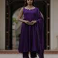 INR 2314,  Buy Women's Flared Anarkali Kurta Set With Dupatta Online