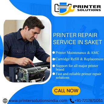 New Delhi, Printing, Printer Repair Service In Saket | Printer Solution India