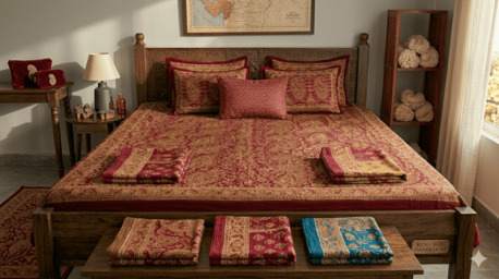Mumbai, Household Items, INR 1499,  King Size Bedsheets Online | Luxury King Bedding &ndash; TheIndiglobal