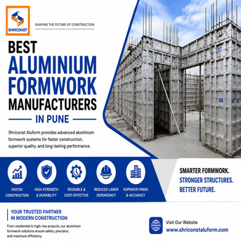 Pune, Construction, Best Aluminium Formwork Manufacturers In Pune | Shriconst Aluform