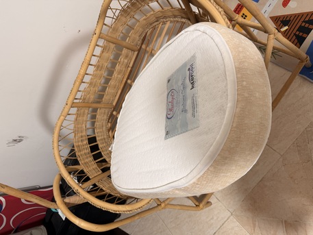 Riyadh, Baby & Kid Stuff, SAR 250,  Selling A Beautiful And Sturdy Rattan Baby Cradle In Excellent Used Condition.