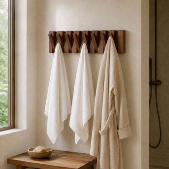 Mumbai, Furniture, INR 2000,  Elegant Flip Down Wooden Wall Hooks For Modern Space-Saving Storage
