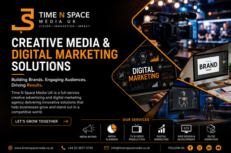 London, Business, Creative Media & Digital Marketing Solutions By Time N Space Media UK