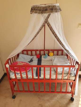Rabigh, Baby & Kid Stuff, SAR 100,  Baby Cot And Chair