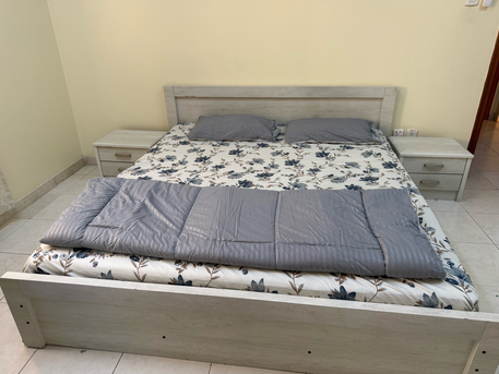 Dammam, Furniture, SAR 575,  Home Box Bed Frame With 2 Side Tables