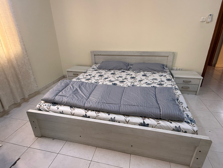 Dammam, Furniture, SAR 575,  Home Box Bed Frame With 2 Side Tables