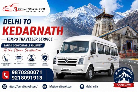 New Delhi, Guest Posting, Delhi To Kedarnath Tempo Traveller Service &ndash; Gurujitravel