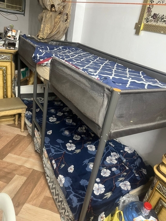 Hara, Furniture, SAR 600,  IKEA Double Bed Qith Mattress 200cmX100cm Condition Like New