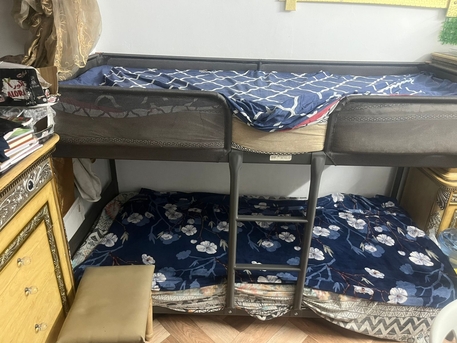 Hara, Furniture, SAR 600,  IKEA Double Bed Qith Mattress 200cmX100cm Condition Like New
