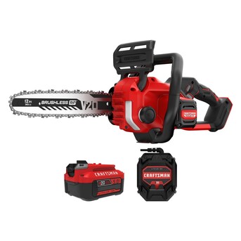 East Jakarta, Tools, IDR 2462739,  CRAFTSMAN V20 BRUSHLESS RP&trade; 12-in. Cordless Chainsaw Kit