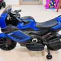 BHD 20,  Kids Electric Ride-On Superbike (Excellent Condition) &ndash; Blue & Black! BD 20