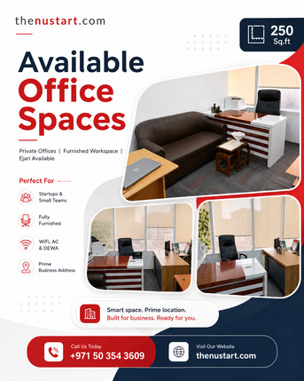Dubai, Offices, AED 15500,  Office Space In Dubai With Ejari From AED 15,500