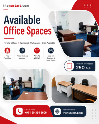 Dubai, Offices, AED 15500,  Office Space In Dubai With Ejari From AED 15,500