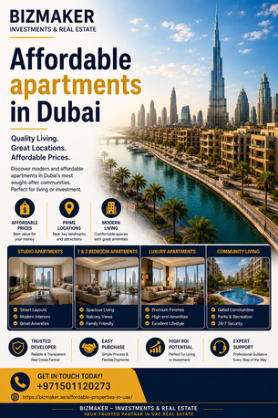 Dubai, Real Estate, Affordable Apartments In Dubai | Budget Friendly UAE Properties