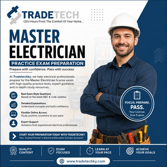 New York, Education, Master Electrician Practice Exam Preparation With Tradetechky