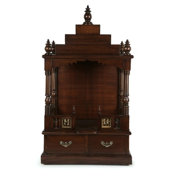Mumbai, Furniture, INR 35739,  Buy Teak Wood Pooja Mandir Online - Easy Delivery