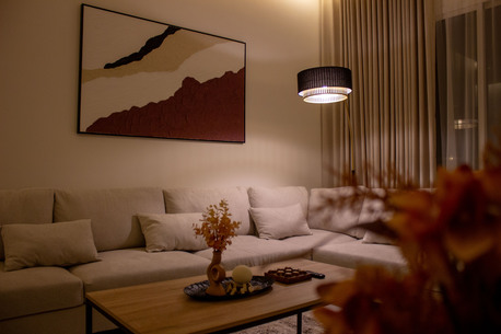 Al Hamra, Apartments, Flats, Houses & Villas, SAR 550/day,  Furnished,  2 BR,  Modern  Apartments In Al Quds