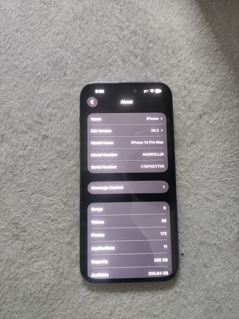 New Industrial City, Mobile Phones, SAR 3200,  BRAND NEW IPHONE 14PRO MAX 256GB DEEP PURPLE 💜🔥