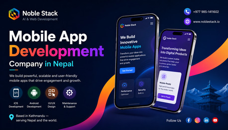 Kathmandu, Mobile Apps, Noble Stack - Mobile App Development Agency In Nepal